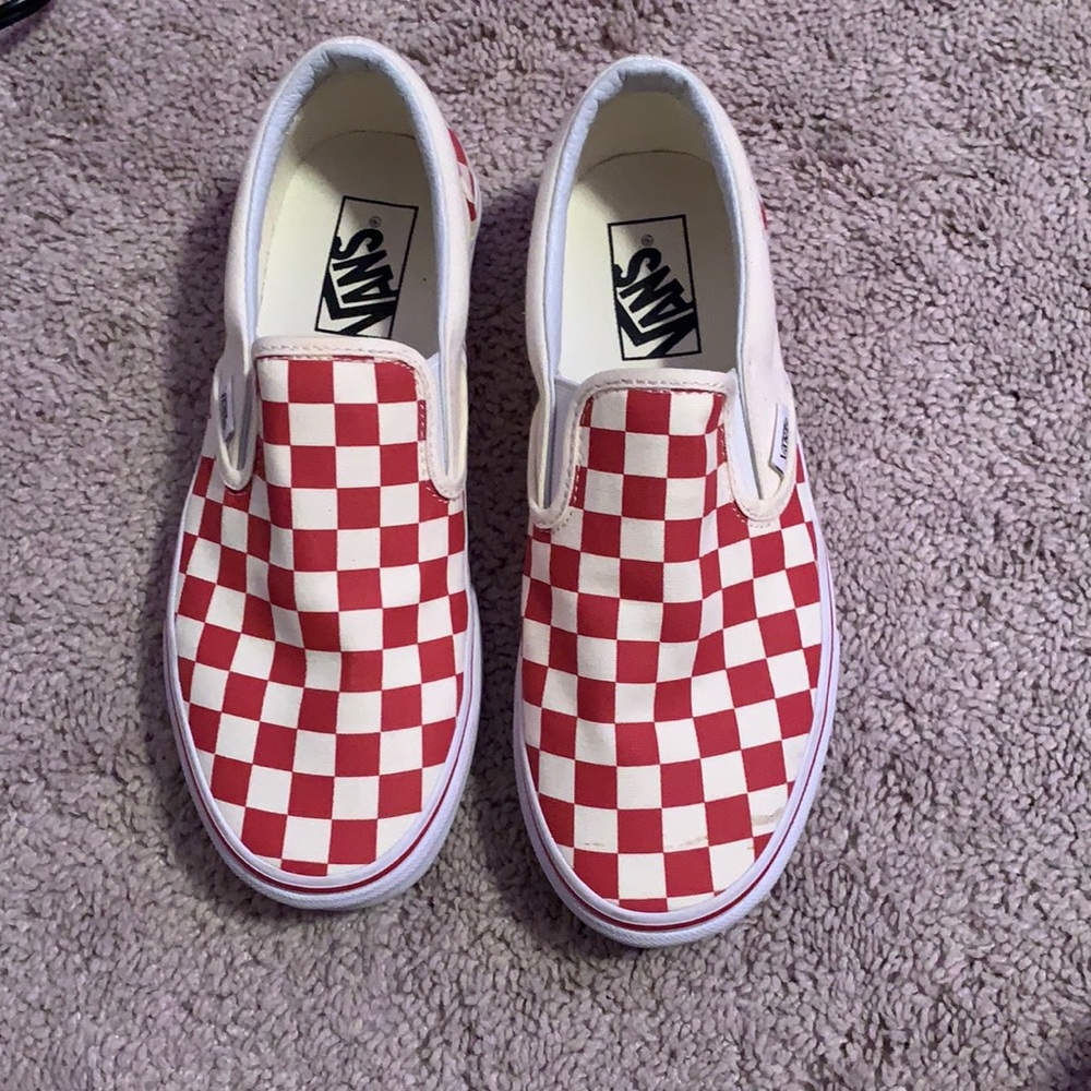 COPY - Red checkered vans